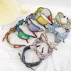 Korean-style patchwork polka dot hair band, women's headwear, hair accessory, hair band details Picture